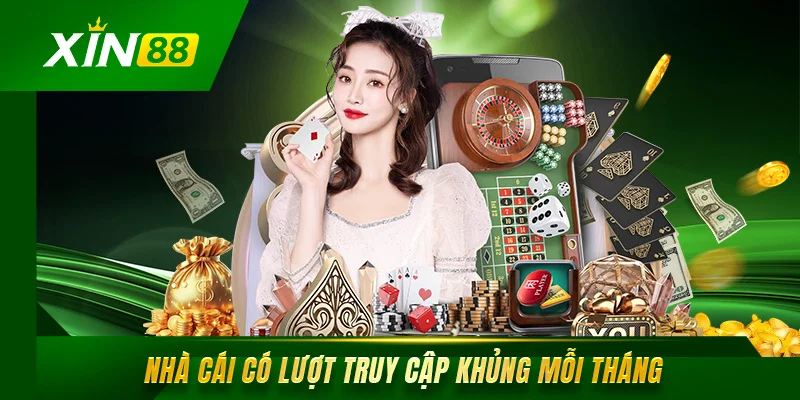 Nhà cái có lượt truy cập khủng mỗi tháng